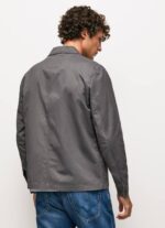negro lavado sobrecamisa de sarga con corte holgado Pepe Jeans 06X41047 hombres - Imagen 4