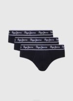 negro Pack de 3 bóxers de algodón elástico Pepe Jeans 06X41161 hombres - Imagen 5