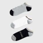 negro Pack de 3 calcetines tobilleros Pepe Jeans 06X41147 hombres