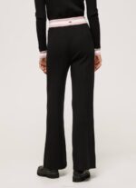negro pantalones de punto de canalé Pepe Jeans 06X4306 mujer - Imagen 3