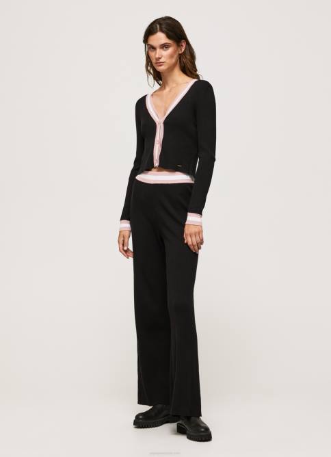 negro_pantalones_de_punto_de_canale_pepe_jeans_06x4306_mujer.jpg negro pantalones de punto de canalé Pepe Jeans 06X4306 mujer - Imagen 1