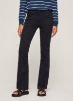 negro pantalones pitillo acampanados Pepe Jeans 06X4294 mujer - Imagen 2
