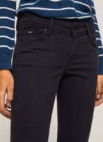 negro pantalones pitillo acampanados Pepe Jeans 06X4294 mujer - Imagen 3