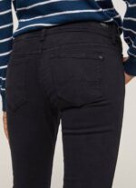 negro pantalones pitillo acampanados Pepe Jeans 06X4294 mujer - Imagen 4