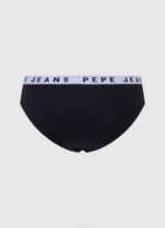 negro panty clásico con logo estampado Pepe Jeans 06X4539 mujer - Imagen 2