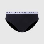 negro panty clásico con logo estampado Pepe Jeans 06X4539 mujer