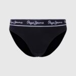 negro panty clásico con logo estampado Pepe Jeans 06X4550 mujer