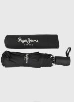 negro paraguas automático plegable teo Pepe Jeans 06X4787 mujer - Imagen 3