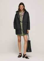 negro parka con chaqueta interior Pepe Jeans 06X4139 mujer