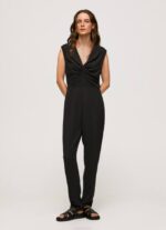 negro peto largo con detalles anudados Pepe Jeans 06X4157 mujer