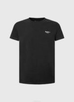 negro playera con logo estampado Pepe Jeans 06X41012 hombres - Imagen 5