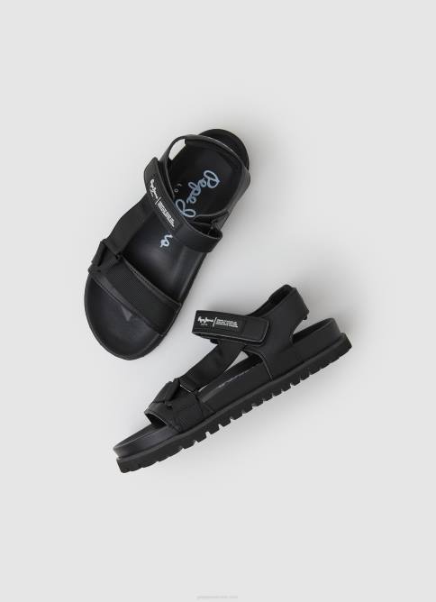 negro sandalias anatómicas de corcho Pepe Jeans 06X41279 hombres - Imagen 2