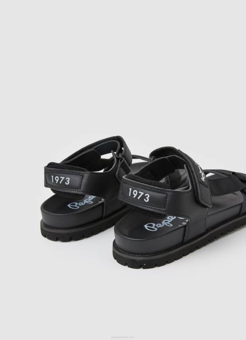 negro sandalias anatómicas de corcho Pepe Jeans 06X41279 hombres - Imagen 4