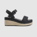 negro sandalias con cuña de la marca Witney Pepe Jeans 06X4643 mujer