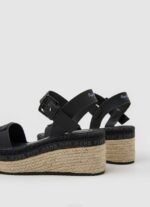 negro sandalias con cuña de la marca Witney Pepe Jeans 06X4643 mujer - Imagen 4