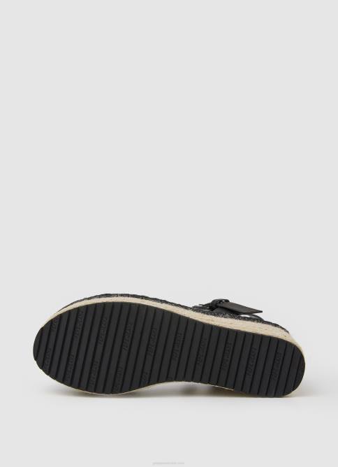 negro sandalias con cuña de la marca Witney Pepe Jeans 06X4643 mujer - Imagen 5