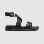 negro sandalias de cuña logy de verano Pepe Jeans 06X4652 mujer