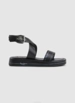 negro sandalias de cuña logy de verano Pepe Jeans 06X4652 mujer