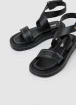 negro sandalias de cuña logy de verano Pepe Jeans 06X4652 mujer - Imagen 3