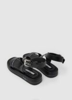 negro sandalias de cuña logy de verano Pepe Jeans 06X4652 mujer - Imagen 4