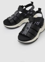 negro sandalias de punto venus trek Pepe Jeans 06X4686 mujer - Imagen 3