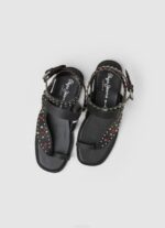 negro sandalias irma de piel étnica Pepe Jeans 06X4659 mujer - Imagen 2