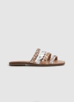 negro sandalias irma multitiras de piel Pepe Jeans 06X4663 mujer - Imagen 2