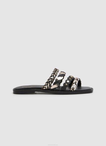 negro sandalias irma multitiras de piel Pepe Jeans 06X4663 mujer