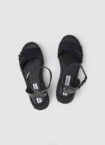 negro sandalias kate de tela con cuña Pepe Jeans 06X4671 mujer - Imagen 2