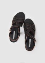 negro sandalias planas hayes rome Pepe Jeans 06X4657 mujer - Imagen 2