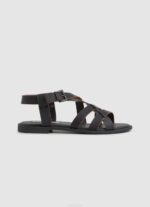 negro sandalias planas hayes rome Pepe Jeans 06X4657 mujer