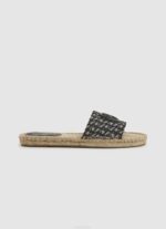 negro sandalias siva de yute con jacquard Pepe Jeans 06X4683 mujer