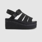 negro sandalias witney con cuña soleada Pepe Jeans 06X4647 mujer
