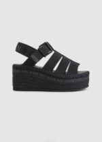 negro sandalias witney con cuña soleada Pepe Jeans 06X4647 mujer