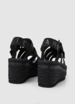 negro sandalias witney con cuña soleada Pepe Jeans 06X4647 mujer - Imagen 4