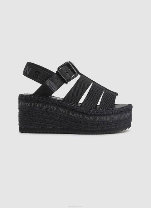 negro_sandalias_witney_con_cuna_soleada_pepe_jeans_06x4647_mujer.jpg negro sandalias witney con cuña soleada Pepe Jeans 06X4647 mujer - Imagen 1