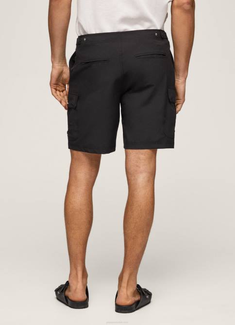 negro shorts de baño cargo fergus Pepe Jeans 06X41142 hombres - Imagen 3