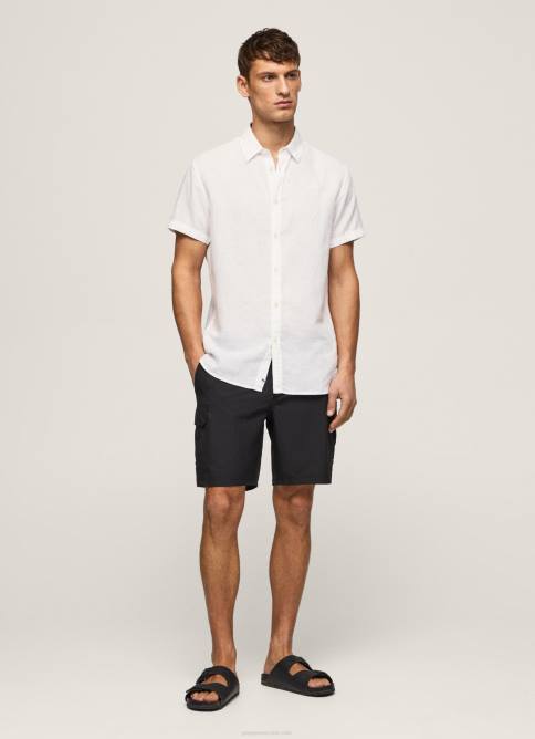 negro shorts de baño cargo fergus Pepe Jeans 06X41142 hombres - Imagen 5