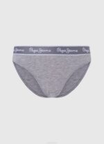 negro tanga clásica con logo estampado Pepe Jeans 06X4549 mujer - Imagen 4
