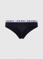 negro tanga clásica con logo estampado Pepe Jeans 06X4569 mujer - Imagen 2