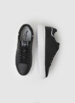 negro tenis Eaton con parte de cuero Pepe Jeans 06X41198 hombres - Imagen 2