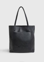 negro tote con logo en relieve Pepe Jeans 06X4711 mujer - Imagen 4