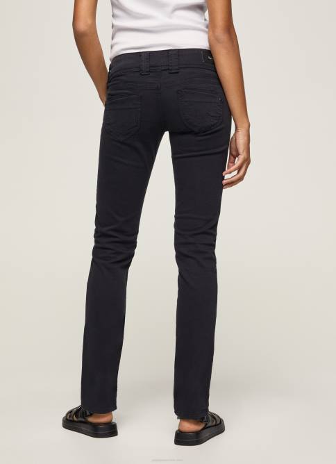 negro venus jeans rectos de talle bajo de venus Pepe Jeans 06X4298 mujer - Imagen 4