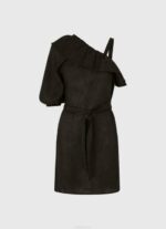 negro vestido asimétrico Pepe Jeans 06X4200 mujer - Imagen 5