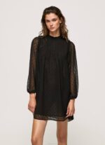 negro vestido corto con estampado de lunares Pepe Jeans 06X4207 mujer - Imagen 2