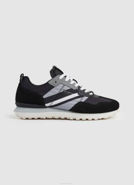 negro zapatillas combinadas foster man Pepe Jeans 06X41199 hombres