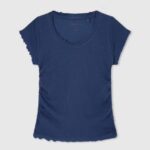 océano camisa de canalé con efecto ondulado Pepe Jeans 06X41443 chica
