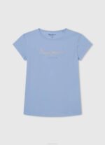 océano camiseta con estampado de rayas Pepe Jeans 06X41467 chica - Imagen 4