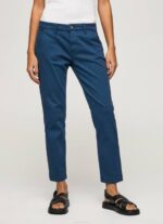 océano pantalones chinos maura regular Pepe Jeans 06X4309 mujer - Imagen 2