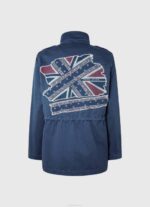 océano parka con estampado Union Jack Pepe Jeans 06X4127 mujer - Imagen 5